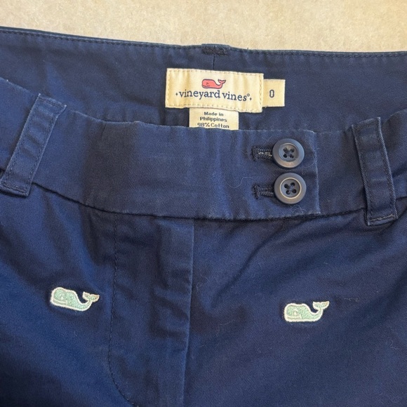 Vineyard Vines Classic Dayboat Shorts in Navy Size 0 - Picture 4 of 12